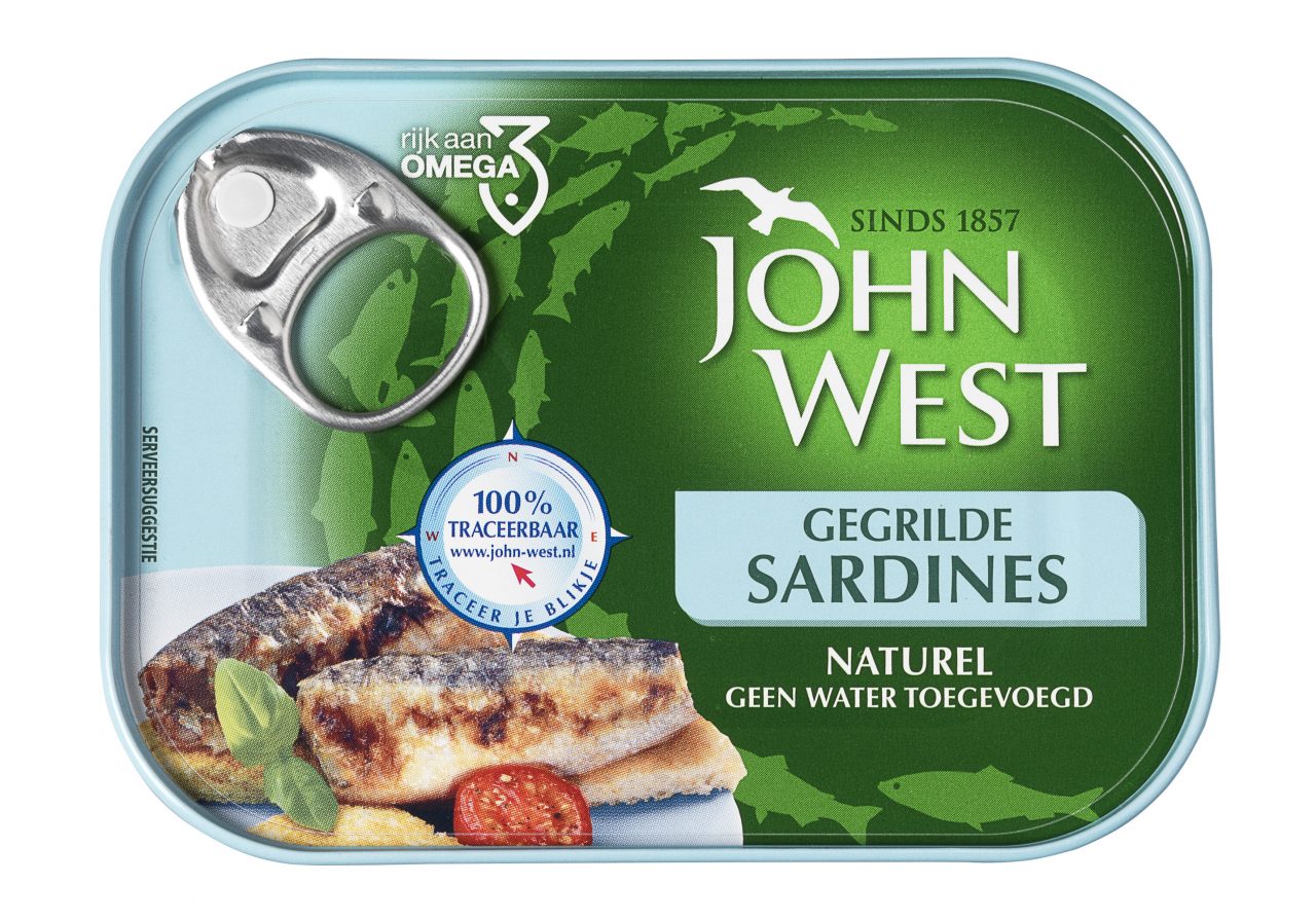 Gegrilde Sardines Naturel 100g John West