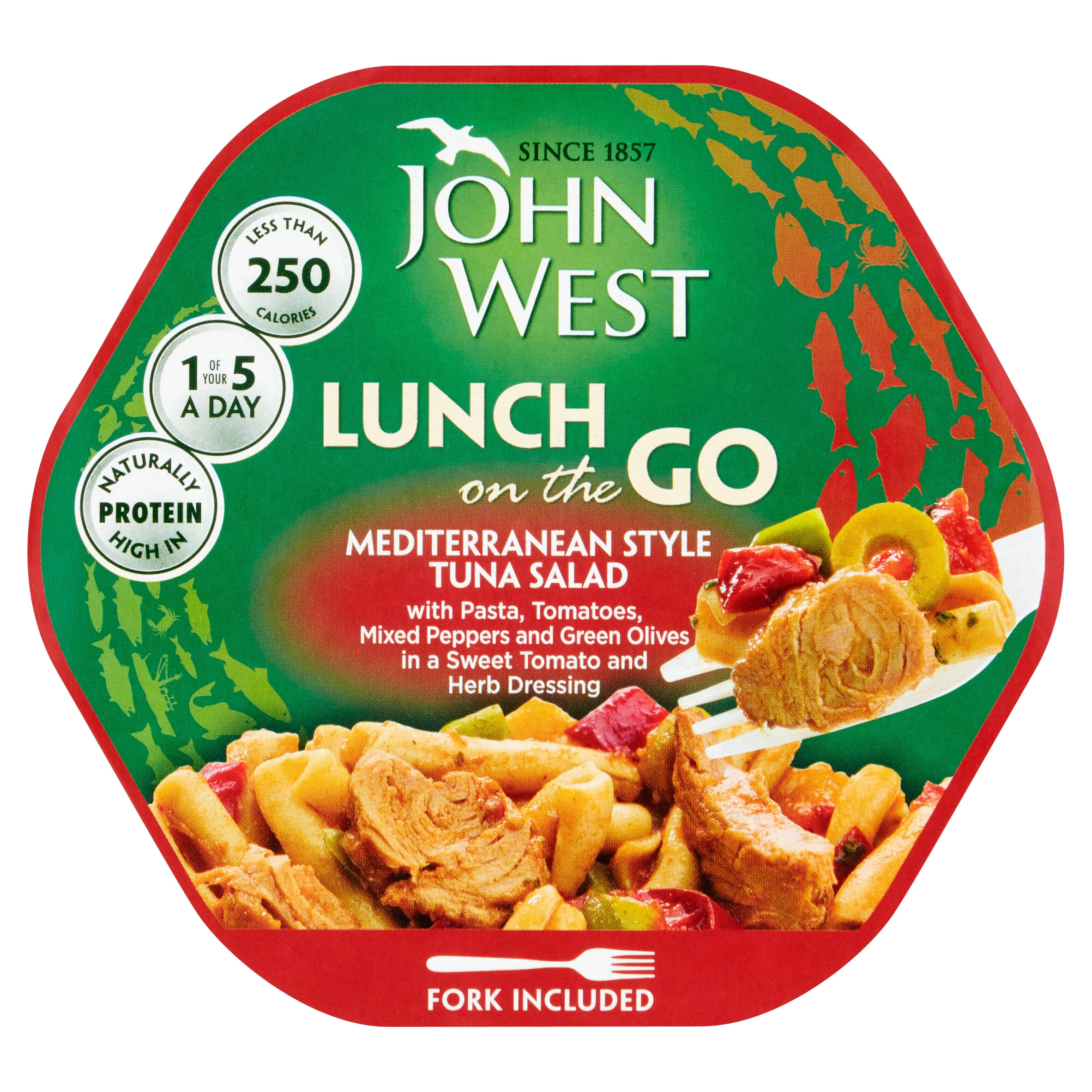 Lunch on the go Mediterranean Style Tuna Salad 220g John West